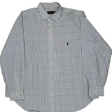 Polo By Ralph Lauren Checked Shirt - 2XL Blue Cotton