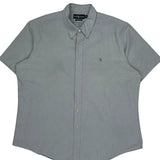 Ralph Lauren Short Sleeve Shirt - 2XL Blue Cotton