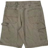 Wrangler Carpenter Shorts - 33W 10L Beige Cotton
