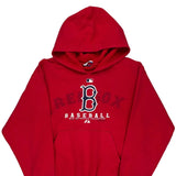 Red Sox Majestic Mlb Hoodie - Large Red Cotton