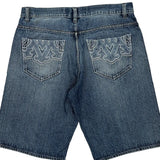 Avirex Denim Shorts - 34W 11L Blue Cotton