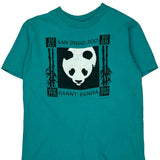 San Diego Zoo Hanes Graphic T-Shirt - Medium Green Cotton