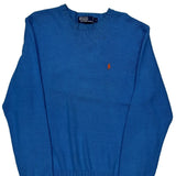 Polo By Ralph Lauren Sweater - Large Blue Cotton