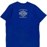 Age 11-12 Harley Davidson T-Shirt - Medium Blue Cotton