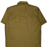 Carhartt Short Sleeve Shirt - Large Khaki Cotton