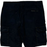 Oakley Cargo Shorts - 33W 11L Black Cotton