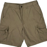 Wrangler Cargo Shorts - 36W 9L Khaki Cotton