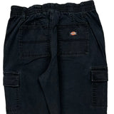 Dickies Cargo Trousers - 29W 27L Black Cotton