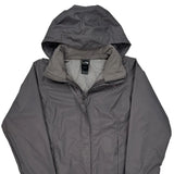 The North Face Windbreaker - Large Grey Nylon