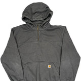 Rain Defender Carhartt Hoodie - XL Grey Cotton Blend