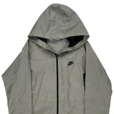 Age 15-16 Nike Windbreaker - XL Grey Polyester