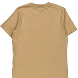 Carhartt T-Shirt - Small Beige Cotton Blend