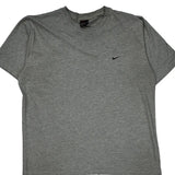 Nike T-Shirt - Large Gray Cotton