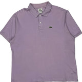 Lacoste Polo Shirt - 2XL Purple Cotton