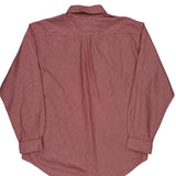 Tommy Hilfiger Checked Shirt - Large Red Cotton