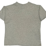 Weather Map Eagle Single Stitch T-Shirt - Large Gray Cotton