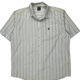 Avirex Short Sleeve Shirt - XL Beige Cotton Blend