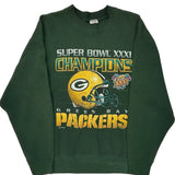 Green Bay Packers Fruit Of The Loom Nfl Sweatshirt - Large Green Cotton