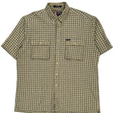 Chaps Ralph Lauren Checked Short Sleeve Shirt - XL Multicoloured Cotton Blend