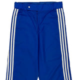 Adidas Striped Tracksuit - Small Blue Polyester