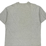 Single Stitch Hanes Graphic T-Shirt - 2XL Grey Cotton