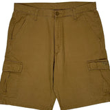 Wrangler Cargo Cargo Shorts - 36W 9L Brown Cotton