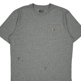 Carhartt T-Shirt - Large Gray Cotton