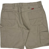 Wrangler Carpenter Shorts - 36W 10L Khaki Cotton
