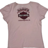 Philadelphia, Pa Harley Davidson Graphic T-Shirt - Large Pink Cotton