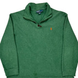 Polo By Ralph Lauren 1/4 Zip - XL Green Cotton