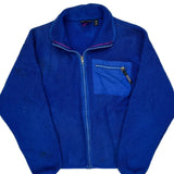 Made In USA Patagonia Fleece Jacket - Small Blue Polyester