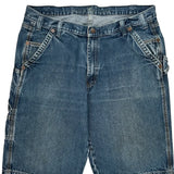 Dickies Cargo Denim Shorts - 36W 11L Blue Denim