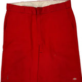 Dickies Shorts - 40W 10L Red Cotton