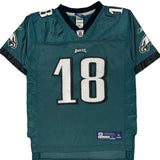 Age 14-16 Philadelphia Eagles Reebok Nfl Football Jersey - Large Green Polyester