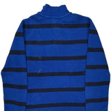 Age 10-12 Polo By Ralph Lauren Striped Rugby Shirt - Large Blue Cotton