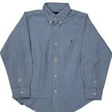 Age 6 Ralph Lauren Shirt - XS Blue Cotton