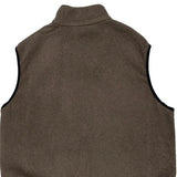 Woolrich Fleece Vest - 2XL Brown Polyester