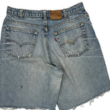Levis Denim Shorts - 31W 9L Blue Cotton