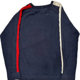 Tommy Jeans Striped Jumper - Large Red Cotton