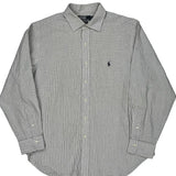 Philip Polo By Ralph Lauren Checked Shirt - XL White Cotton