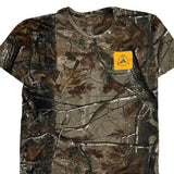 Yellow Triangle Logo Active Spirit T-Shirt - Large Camo Cotton