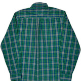 Tommy Hilfiger Checked Shirt - Small Green Cotton
