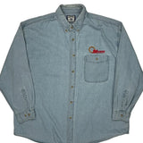 Modern Lee Denim Shirt - 2XL Light Wash Cotton