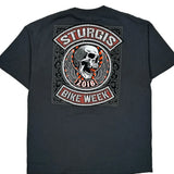 Hot Leathers Graphic T-Shirt - XL Grey Cotton