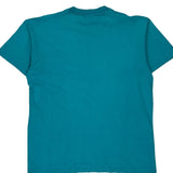 Fruit Of The Loom Single Stitch T-Shirt - XL Blue Cotton