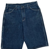 Dickies Denim Shorts - 33W 11L Blue Cotton