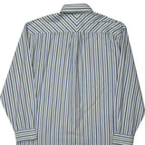 Tommy Hilfiger Striped Shirt - Large Blue Cotton