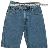 Levis Denim Shorts - 24W 11L Blue Cotton