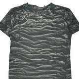 Smoky Mountain Harley Davidson Graphic T-Shirt - 2XL Gray Cotton