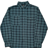 6.0 Nike Checked Flannel Shirt - Medium Black Cotton